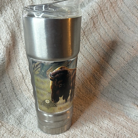 Tervis Stainless Steel Buffalo Mug - Pre Loved with a lot of life left-SEE PICS - Picture 1 of 7